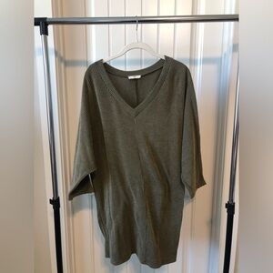 Entro Lightweight Sweater Dress l Olive l Large